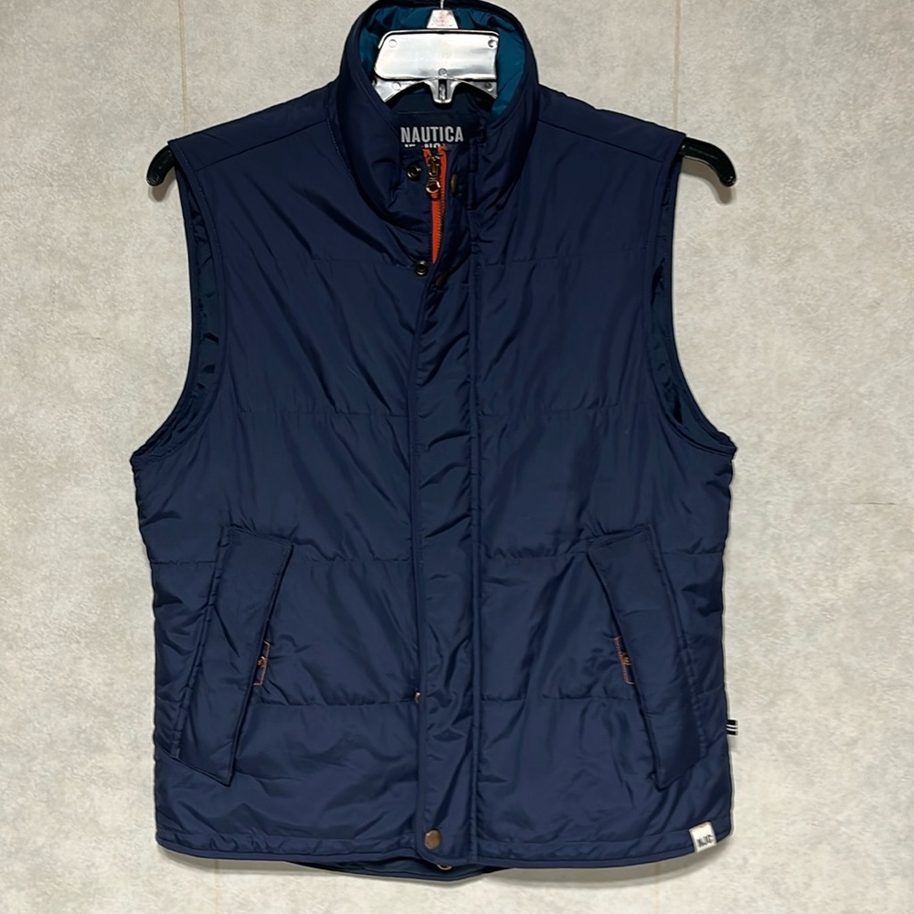 Blue puffer vest  Nautica Jeans Company small men’s